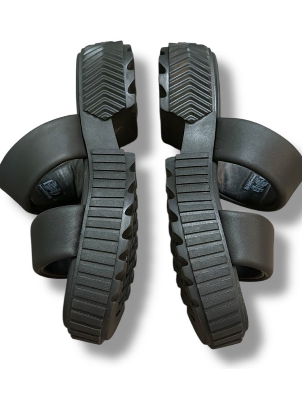 NEW SOREL Ona Streetworks Slide Sandals Size 11 Black Chunky Platform Casual - Picture 4 of 7